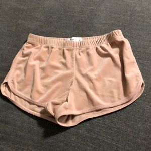 Hollister pink comfy shorts